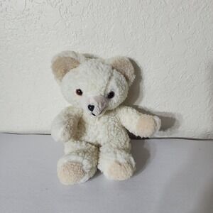 Vintage 1986 Snuggle Bear Plush Russ Berrie Lever Brothers Cream 8" Toy 3145